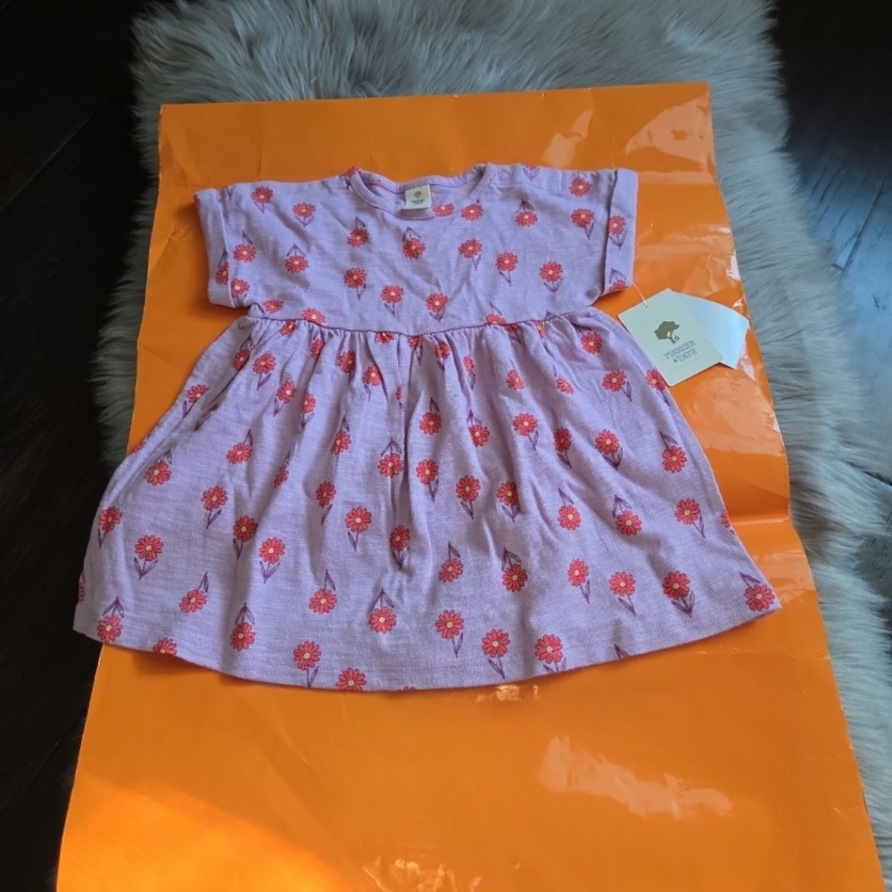 Nwt! Tucker + Tate Baby Girl Dress In Purple Lupine Amelia Floral